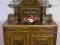 Orzechowa XIX- wieczna komoda z nadstawką