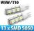 Żarówka LED W5W T10 13SMD 5050 XENON white WAWA FV