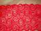 FRANCUSKA czerw piękna koronka  2,1m