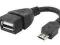 Kabel Micro USB (B) OTG na USB 2.0 (A) Tablet /Tel