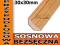 ####### Listwa przypodłogowa 30x30 SOSNA BEZSĘCZNA