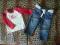 Spodnie H&amp;M i bluzeczka VILLA HAPP r.80