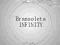 Bransoleta Infinity Nieskończoność Srebro925 Italy