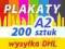 PLAKATY A2 200 szt - 48h - SUPER JAKOŚĆ PLAKAT
