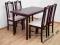 Sandow meble stół 70x120x150 + 4 krzesła