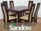 Zestaw stół + 6 krzeseł Sandow Meble