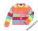 Nowość śliczny kolorowy neonowy sweterek 98/104