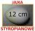 Jaja styropianowe 12 cm 10 sztuk 12cm jajko jajka