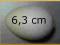 Jaja styropianowe 6 cm 10 sztuk 6cm jajko jajka