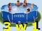 3w1 BASEN OGRODOWY INTEX 305X76 POMPA FILTR ŁUKÓW