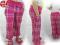 Świetne różowe spodnie roz 110 Q1973