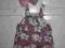 Sukienka logg h&amp;m hm kwiatki 68