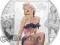 MARILYN MONROE  Ag + diament  5$ Cook Islands 2011