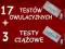 Testy owulacyjne owulacyjny 17 szt +3 test ciążowy