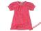koralowa sukienka MINYMO, roz. 86