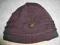 Czapka zimowa, brązowa guziki jak nowa