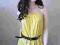 George tunika tuba bluzka żółta bez rękawów
