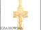 ZŁOTY 585 KRZYŻ * CROSS * KRZYŻYK 1,2cm x 1,9cm