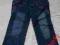 Spodnie jeans z kamyszkami rozm. 86 cm.