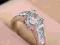 przepiękny pierścionek zaręczynowy - crystal -60%