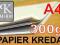 PAPIER KREDOWY A4 300g- KREDA -100 ARK.- GLOSS/MAT