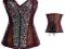 Gorset steampunk retro gothic victorian vintage 40