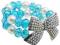 Bransoletka elegancka z cyrkoniami -sb5232-