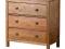 IKEA SKOGHALL-KOMODA Z LITEGO DREWNA-nowa-przecena