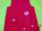 ola-sklep1 sukienka różowa z motylkiem 110 cm