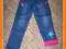 SPODNIE JEANSOWE RURKI 104cm