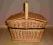 DUŻY WIKLINOWY KOSZ PIKNIKOWY-NA ZAKUPY