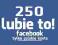 250 FANÓW FACEBOOK FANI FANPAGE - POLSKIE KONTA FB