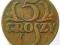 1930 - II RP - 5 groszy