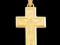 INRI złoty wisiorek krzyżyk pr585 GRATISY