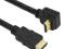 Kabel HDMI TITANUM v1.4 1,5m kątowy 3D złocony