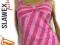 Różowy top koszulka w paski mk one 38 M Q2572