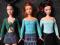 3 Sweterki dla Barbie miniaturki prawdziwego