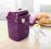 Stołowy kosz na śmieci, fioletowy  nowy