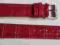 pasek do zegarka czerwony 18mm