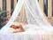 MOSKITIERA BALDACHIM SIATKA NA ŁÓŻKO DUŻA BIAŁA