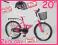 SUPER ROWEREK 20 Dla DZIEWCZYNKI Rower STELLA+KASK