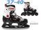 ŁYŻWOROLKI REGULOWANE 37-40 XTREME 2w1 ŁYŻWY ROLKI