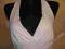 H&amp;M biały wiązany na szyi top rozm. M