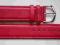 pasek do zegarka czerwony 20mm