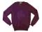 DS0227 PULL&amp;BEAR XDYE PURPUROWY MĘSKI SWETER L