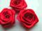 MEGA DUŻE  atłasowe róże- czerwone     MM-7