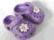 KLAPKI,basenowe pianka kroksy ROZ.18 fioletowe