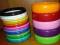 BRANSOLETKA komplet 25szt OMBRE kolory mix NOWE!!!