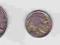 Zestaw 1/2 $ 1936, 5 (1926) i 1 (1901) cent
