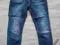 NEXT spodnie przecierane jeansy skręty 9lat 134